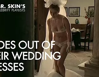 Les célébrités les mariées copier leurs robes et baisée de leurs maris! femme cochonne gratuit