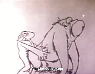 Drôle chatte cartoon sexe (1960 vintage) video q gratuit