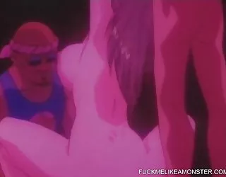 C'est un des gros seins hentai cutie est frappé difficile de lui-même film poirno