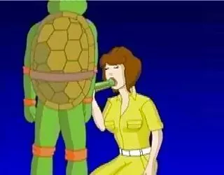 Teenage mutant ninja turtles (oh mon dieu) femme cul